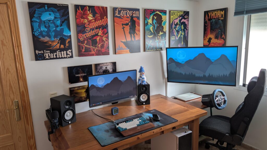 My SoulsStation (work & gaming setup)