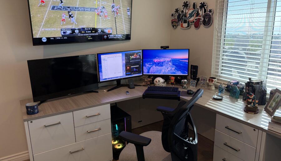 My battle station, open to suggestions.