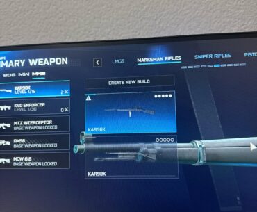Kar98k not progressing
