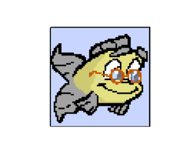 Freddie Fish but she's old and proud of you