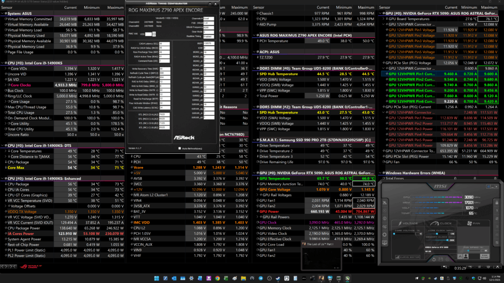 Astral 5090 - 700W load in game