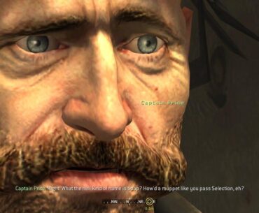 Set my FOV to 30~ and captured the raw PTSD in Prices face [COD4]