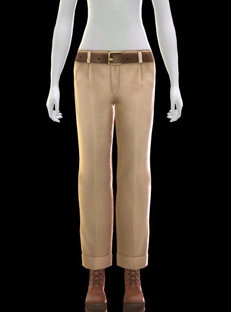 The Sims 4 Prairie Dreams Kit Review: Stagecoach Chic 41 CHINOS
