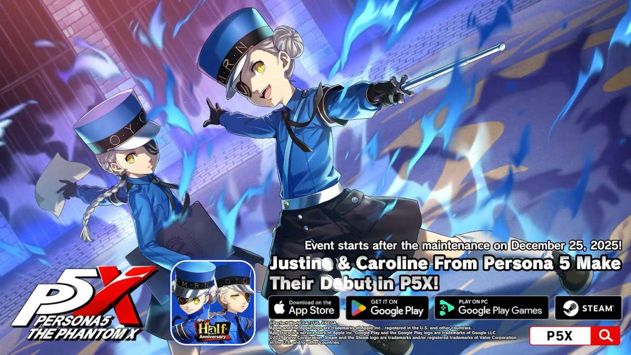 Persona 5: The Phantom X (Global) Caroline and Justine Trailer Released Persona Central