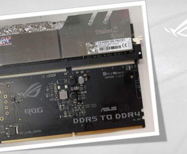 Asus develops/prototyped a DDR4 to DDR5 adapter card in 2022