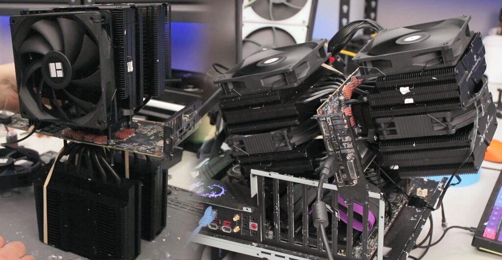 Modder mounts dual CPU tower coolers on RTX 2060, cuts hotspot temperature by 35°C
