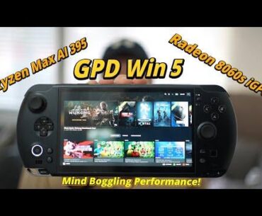GPD WIN 5 Review - Ryzen MAX 395 Monster! vs ROG Xbox Ally X vs MSI Claw 8 AI+