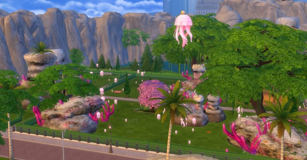 Sims 4 SpongeBob Save File - Jellyfish Fields and Balloon World