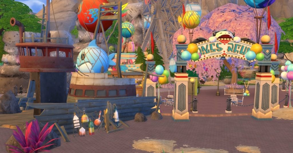 Sims 4 SpongeBob Save File - Jellyfish Fields and Balloon World
