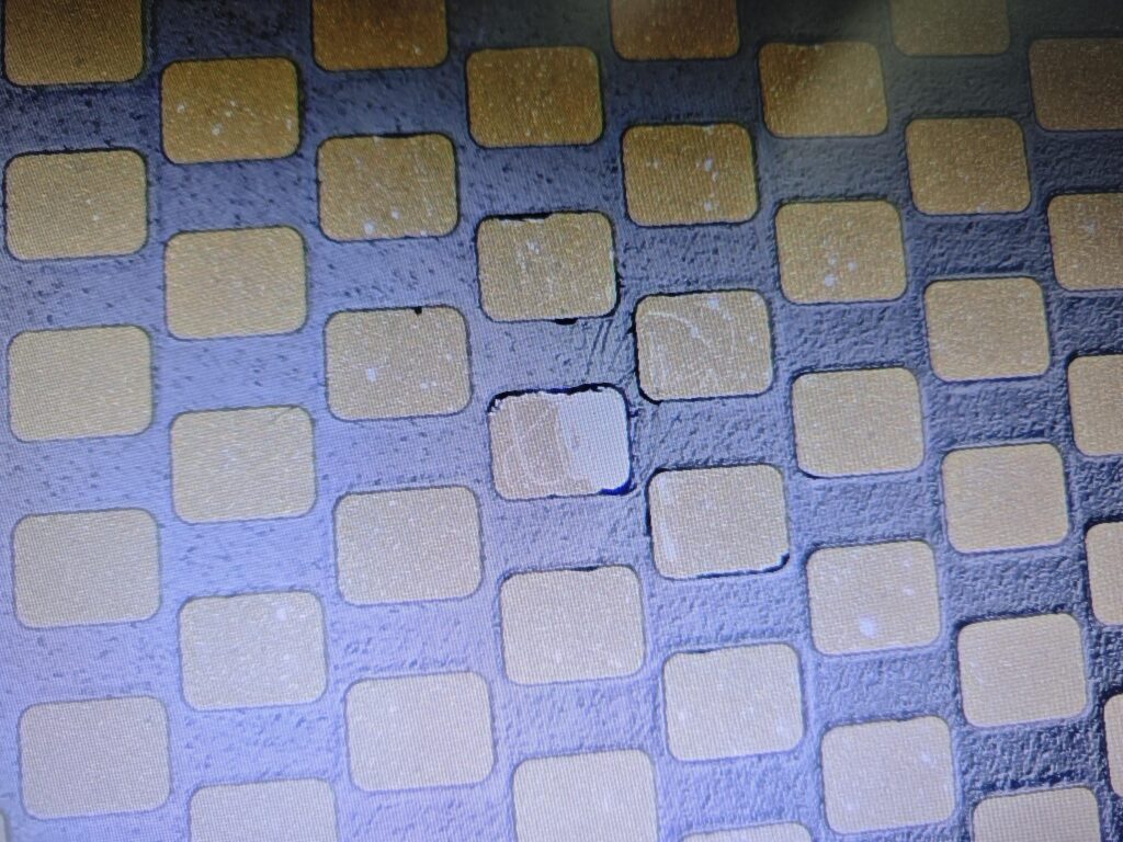 9800x3d pad - gold plating gone