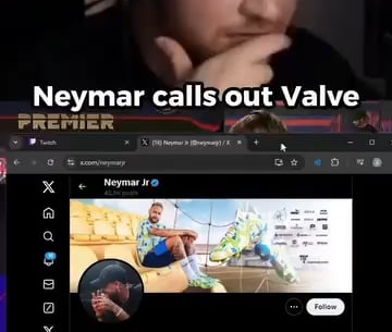 Neymar exposes CS2 😳