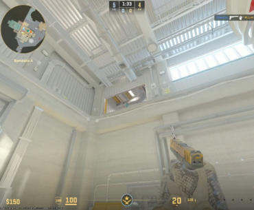 1v5 Pistol Round Ace :) left with 1hp!