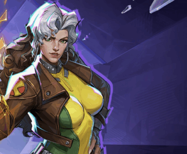 Rogue poses, holding up a fist covered in golden energy