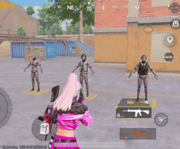 PUBG game screen is sensitive how to control it?