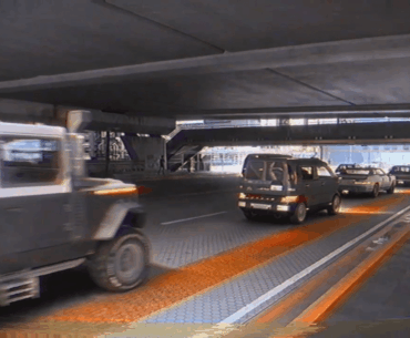 uncanny VHS-style filter for Cyberpunk 2077