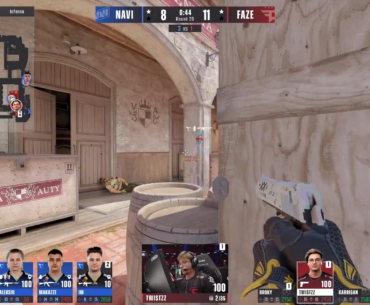 Twistzz 1v3 clutch to find match-point against NAVI