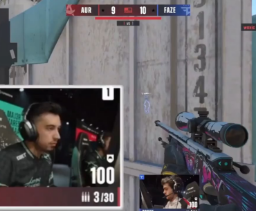Turkish pro woxic physically ducks in his chair to dodge a headshot