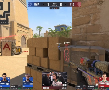 NiKo spray transfer to finish the 1v3 against Imperial on Mirage