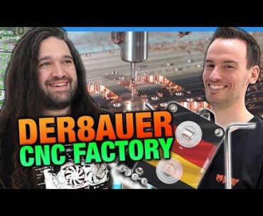 Der8auer Has Gone Mad with Power | Heatsink Manufacturing | Made in Germany
