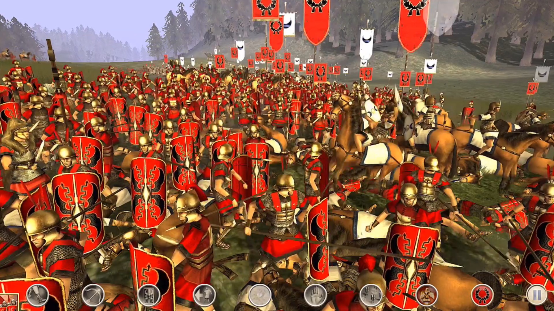 Roman soldiers fighting in Rome: Total War