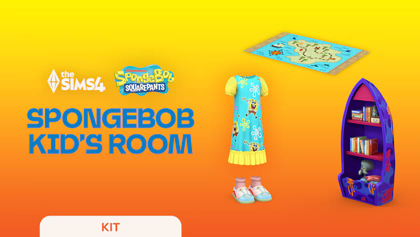 COMMUNITY POLL: The Best Sims 4 Kits as of 2025 105 SpongebobKidsRoom 1