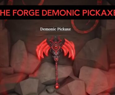 How to Get Demonic Pickaxe in The Forge