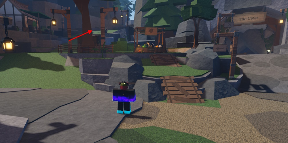 Wizard location road in The Forge