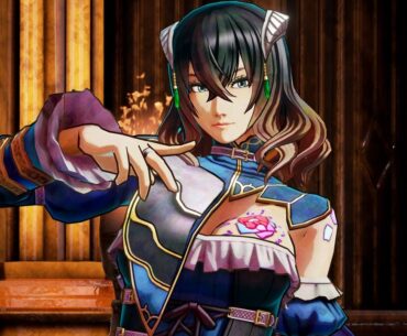 A screenshot from Bloodstained