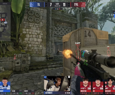 Siuhy loses an AK duel against a 45hp GLAWK, Liquid lose the round and the map shortly after