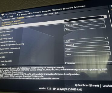 EXPO makes memory unstable