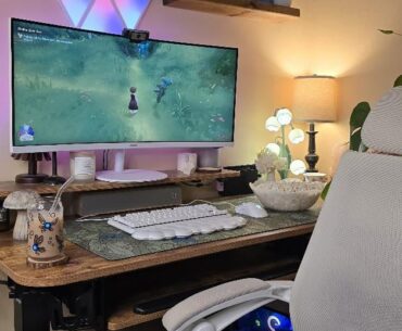 My Cozy Desk Nature Inspired Setup