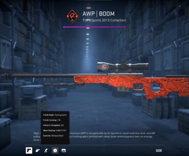 Is this AWP BOOM worth more because of the scope sticker?