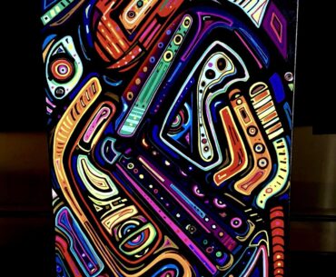 Strange Grammar- Ink and Acrylic Painting