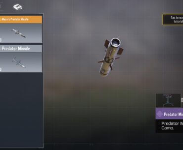 So not all predator missile has the new animation….. Only the Guided Attack has it