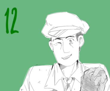 THE 12 DAYS OF CHRISTMAS! Animation collab between me (green) and my friend (red)