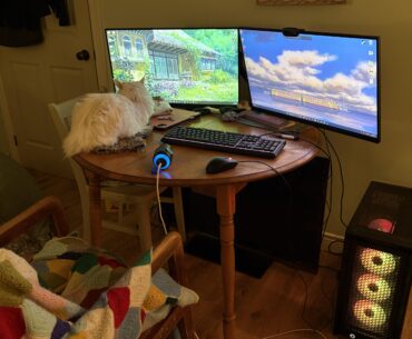 Friend called this my ‘grandmacore’ setup