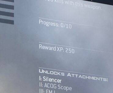 [MW2] can’t get attachments