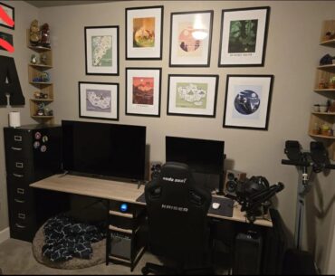 Pour one out for me, boys. This weekend, the battlestation becomes a nursery!