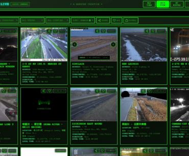 Cyberpunk styled website to watch any live camera in the world - TrafficVision.Live