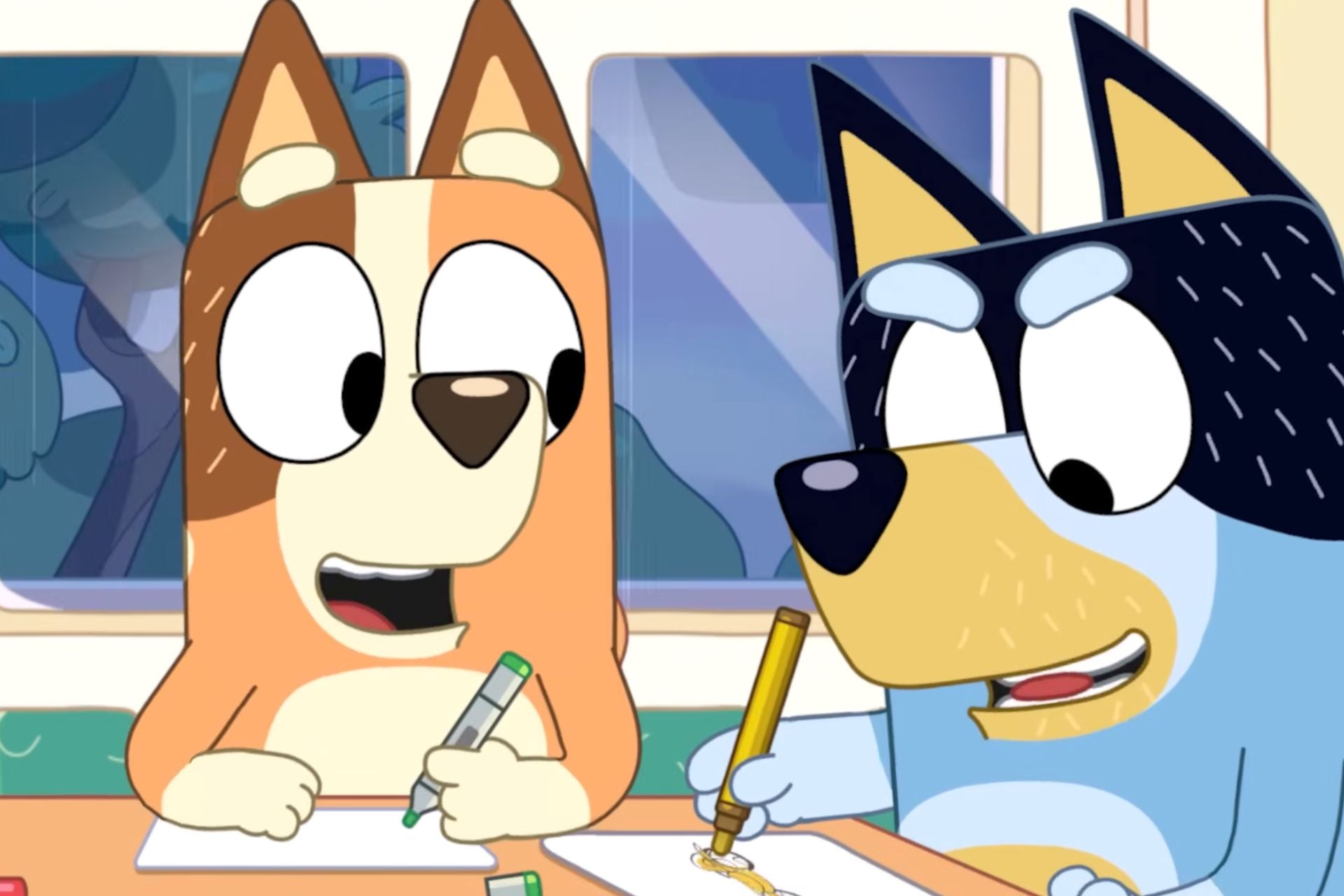 Bluey Mum Dad