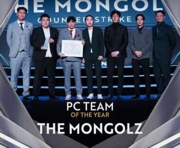 The Mongolz win PC team of the year at the Mongolian esports awards 2025