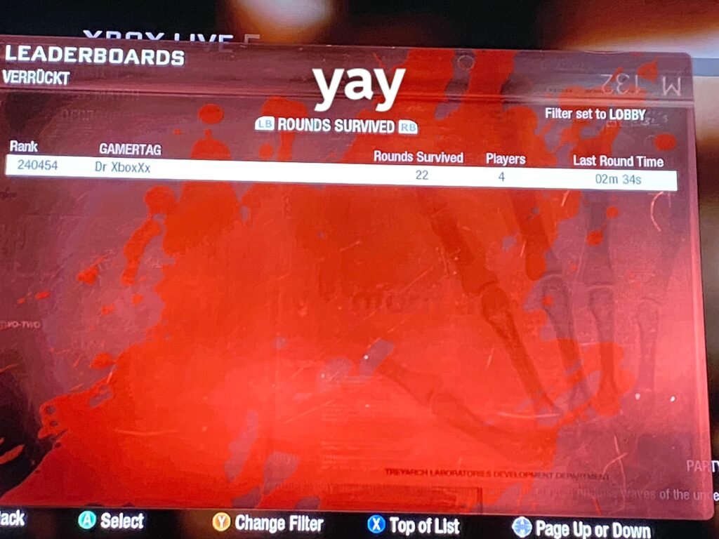 is this good for a month of progress? (co-op PB verruckt) BO1