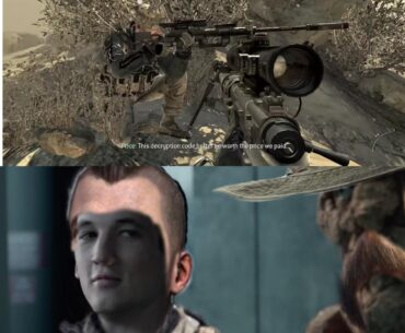 Almost done with replaying [MW2] then I saw this line