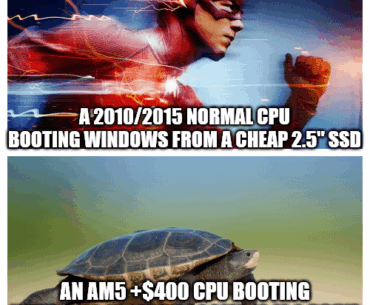 I still don't understand how booting time got SLOWER for whatever reason