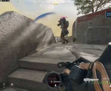 Did i really shoot my launcher between his legs?