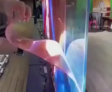 Transparent LED film