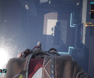 You can destroy the roof of H8’s penthouse by JUMPING ON IT during the Doll Chip mission