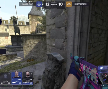 OverDrive attacked n0rb3r7, magixx and molodoy team at a show match