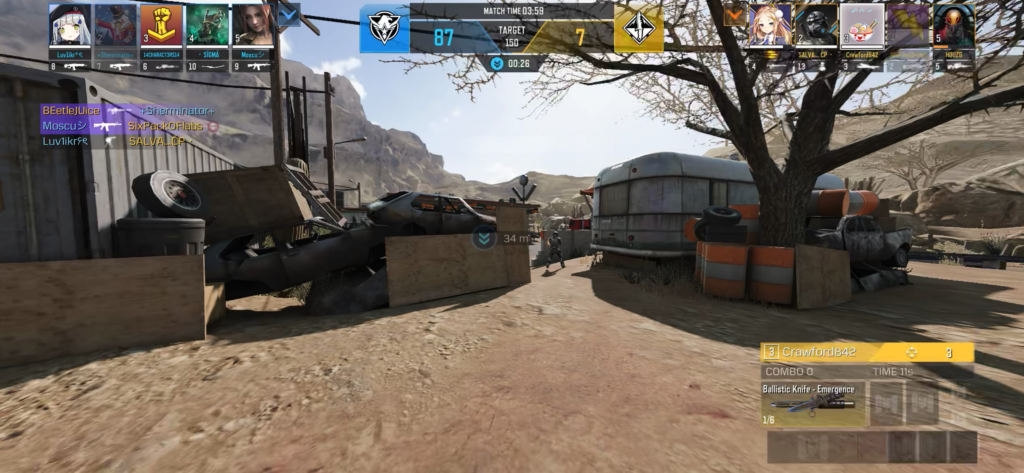 I was shocked that I actually hit this shot