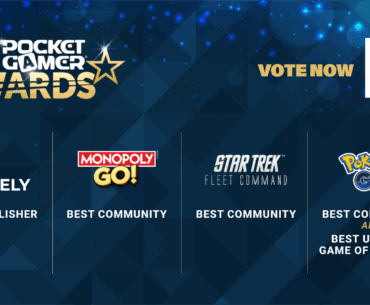 Scopely nabs five nominations in the 2025 Pocket Gamer Mobile Games Awards